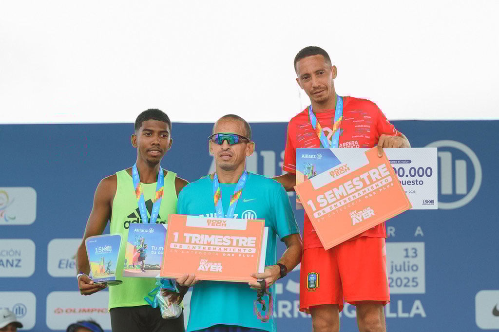 ganadores 15k allianz barranquilla