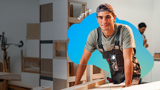 Emprendedor sonriendo