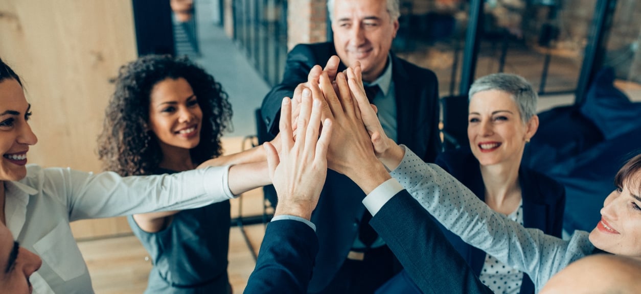 Equipo de trabajo unido