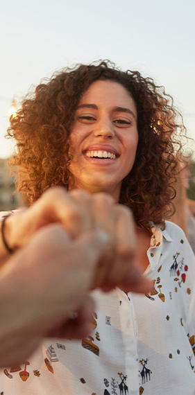 Mujer sonriendo
