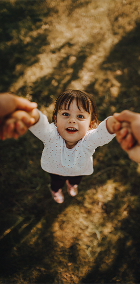 Niña feliz
