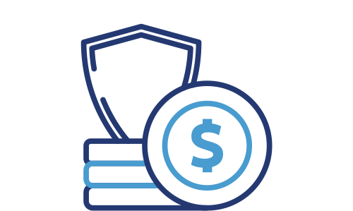 Icono de protección de dinero